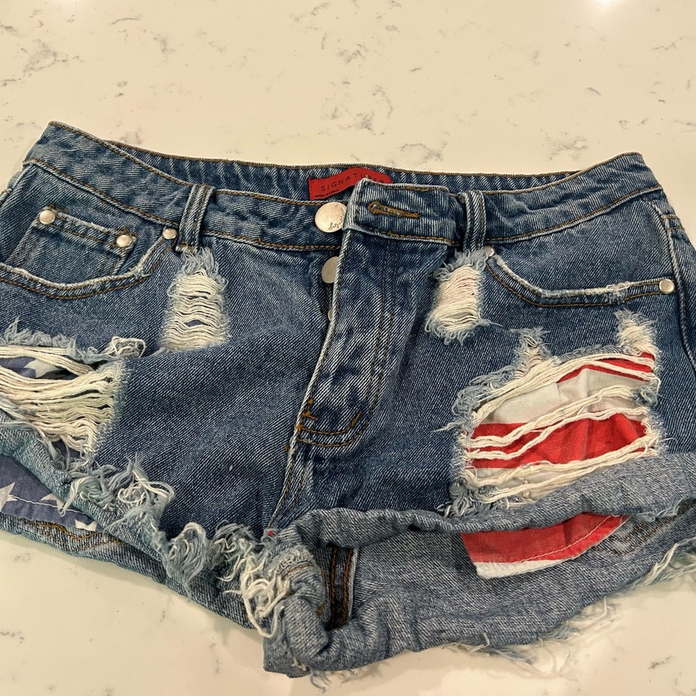 Signature Blue Denim with Red Tag